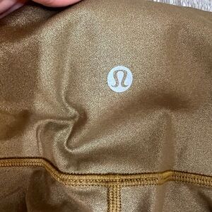 NWOT LULULEMON GOLD SPECIAL EDITION TIGHTS High-Rise Leggings